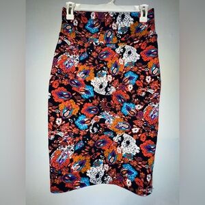 LuLaRoe Multicolor Floral Pencil Skirt